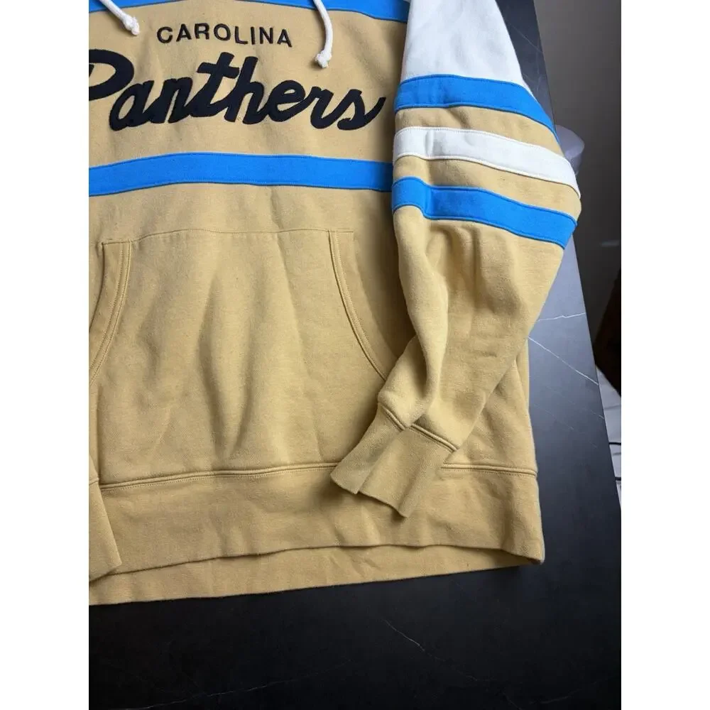 Mitchell & Ness Carolina Panthers Hoodie Men’s 2XL Throwbacks Colorblock NFL